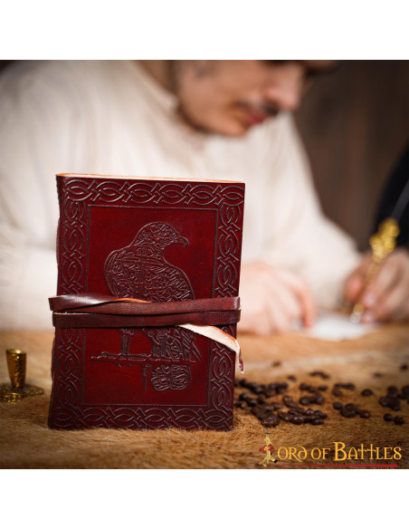 Diario in pelle aquila celtica