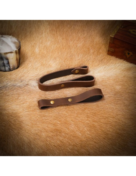 Tahalí medievale per spade con fodero