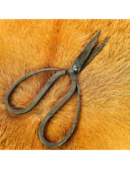 Forbici forgiate a mano in ferro antico