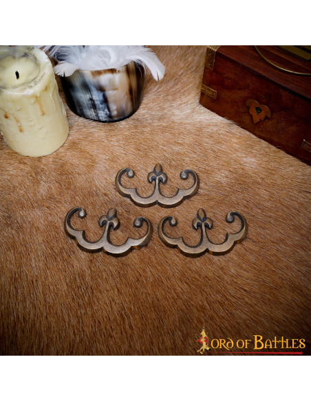 Set di 3 cornici Fleur de Lis