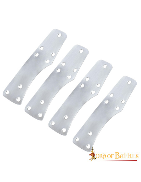 100 lastre a doghe d'acciaio...