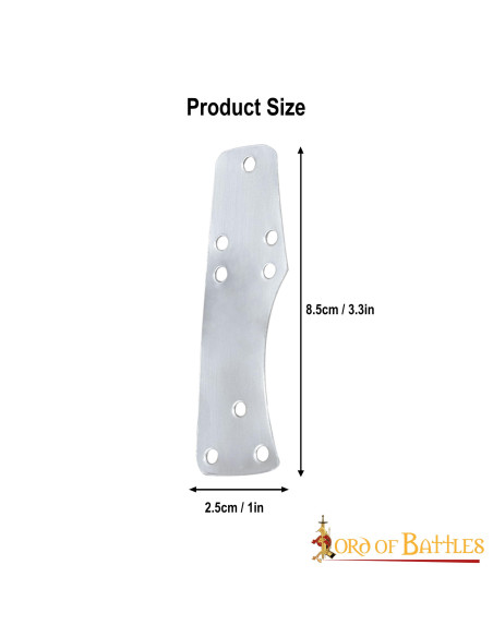 100 lastre a doghe d'acciaio...