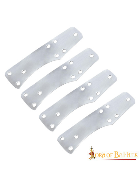 100 lastre a doghe d'acciaio...