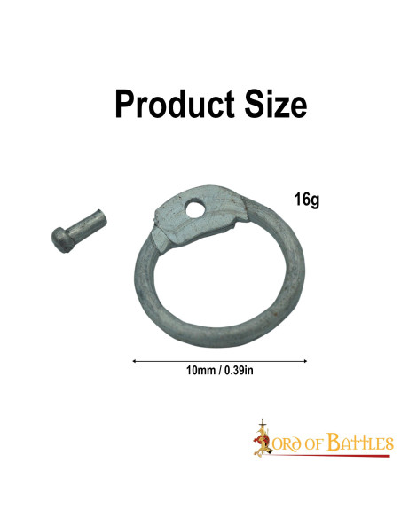 Anelli in cotta di maglia in...