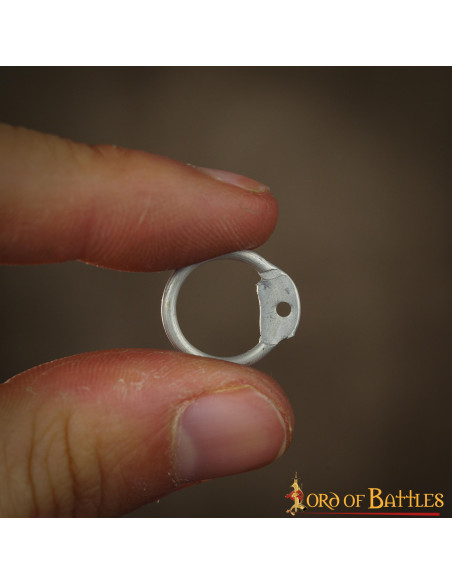 Anelli in cotta di maglia in...