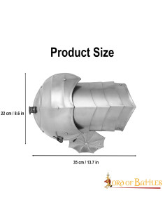 Spalline medievali con scudi 2