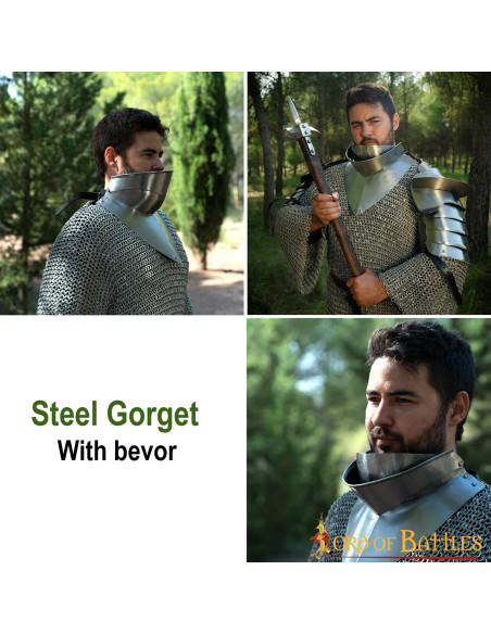 Gorgiera medievale con pettorina, XV...