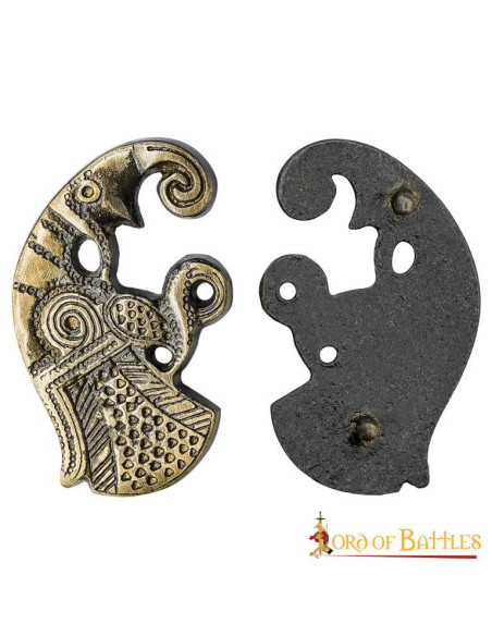 Corvi in ottone antico con supporti...