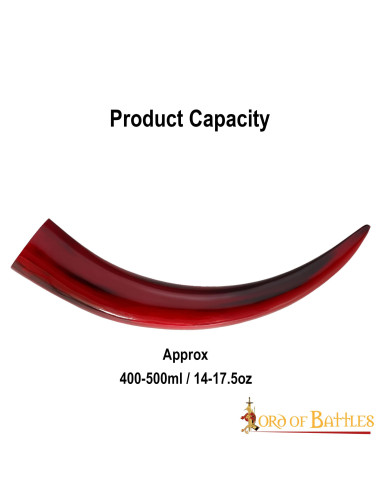 Boccale Da Birra In Corno Vichingo Medievale, Fatto A Mano