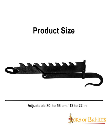 Supporto medioevale per calderoni,...