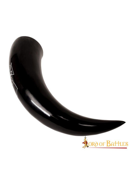 Corno di bue per bere con design...