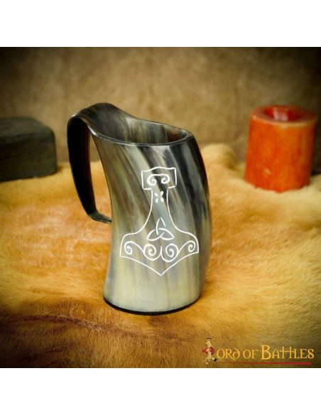 Boccale di birra Viking Mjolnir fatto...