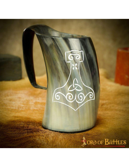 Boccale di birra Viking Mjolnir fatto...