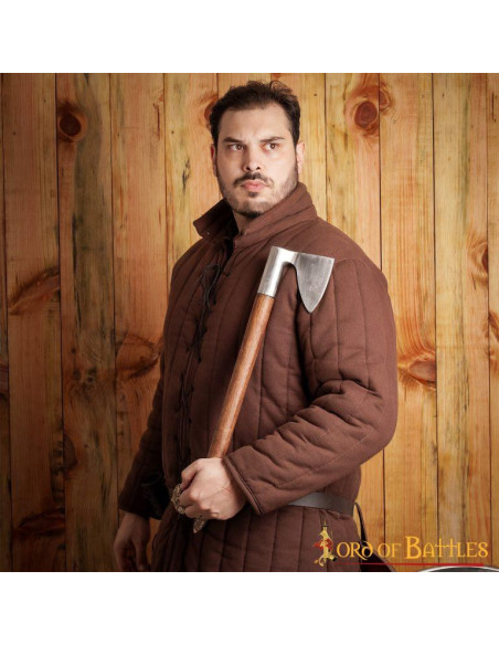 Ascia da guerra XIV secolo con testa...