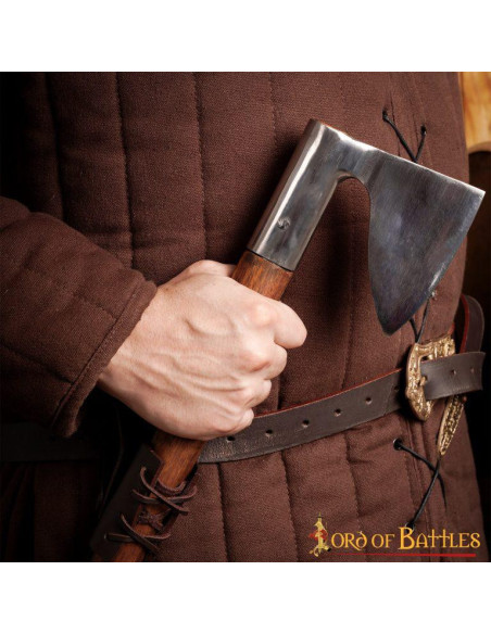 Ascia da guerra XIV secolo con testa...