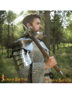 Spalline medievali da cavaliere con rompilama