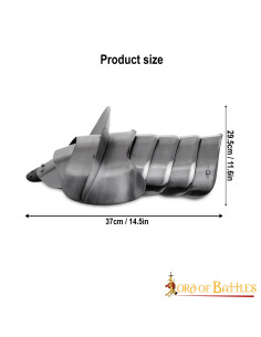 Spalline medievali da cavaliere con rompilama 2