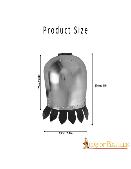 Spalline da cavaliere medievale con...