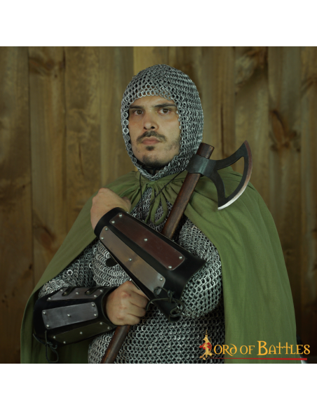 Bracciale in vera pelle rinforzato...