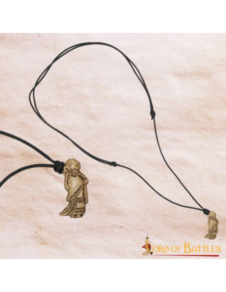 Ciondolo Valkyrie in ottone vichingo