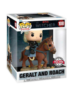 Figura POP The Witcher Geralt e Roach Exclusive