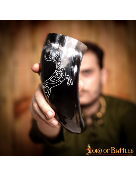 Corno vichingo capriolo in corno di...