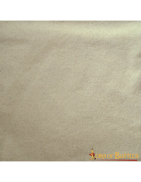 Borsa medievale in tela di cotone, ecru