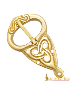 Fibbia per cintura vichinga (6,5x3,7 cm.)