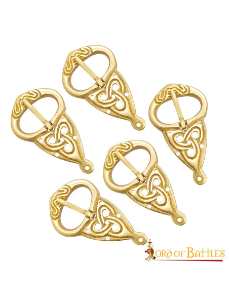 Fibbia per cintura vichinga (6,5x3,7...