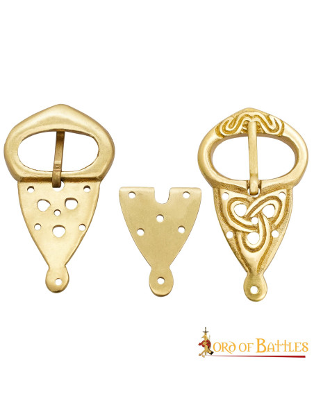 Fibbia per cintura vichinga (6,5x3,7...