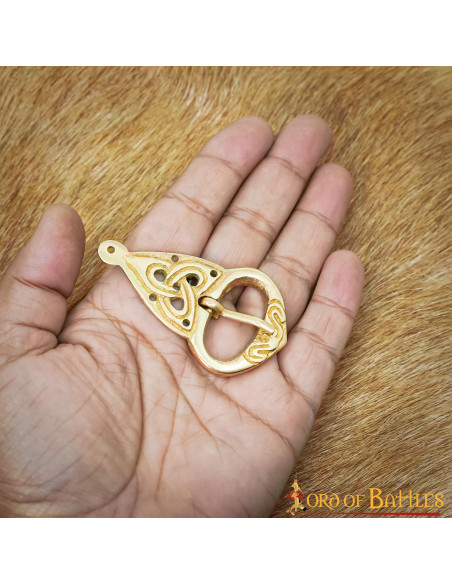 Fibbia per cintura vichinga (6,5x3,7...