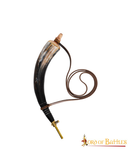 Scatola di polvere di corno di bue