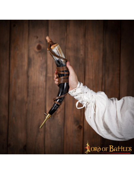 Scatola di polvere di corno di bue