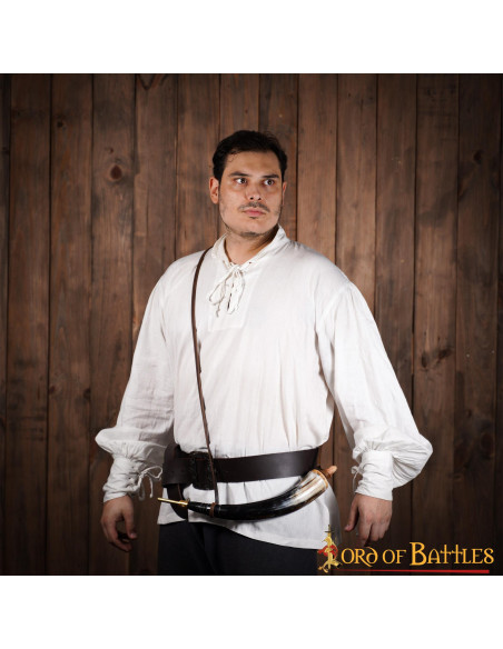 Scatola di polvere di corno di bue