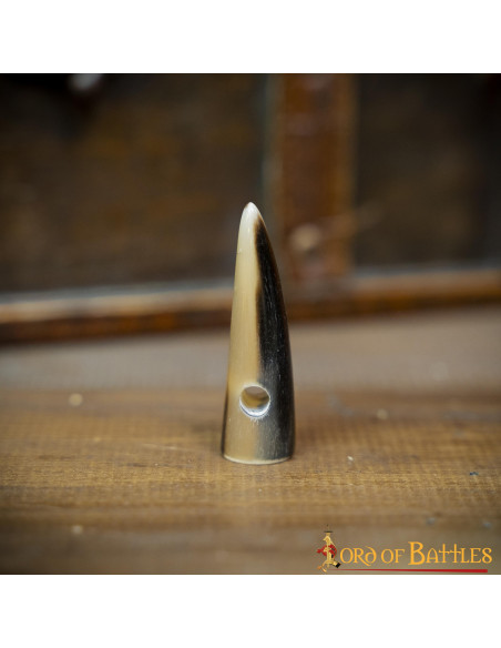 Set di 5 bottoni in corno per gamberi