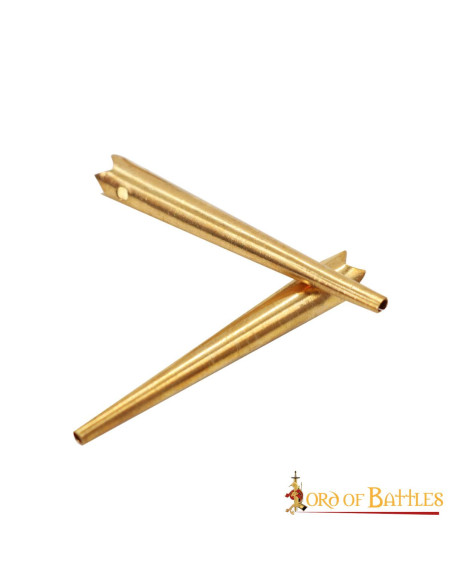 Set di 10 aiglets o puntoni in ottone...