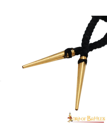 Set di 10 aiglets o puntoni in ottone...