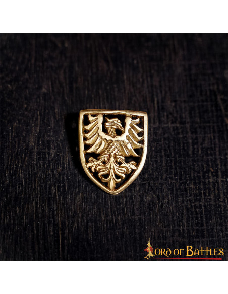 Set di 5 scudi con aquila araldica da...