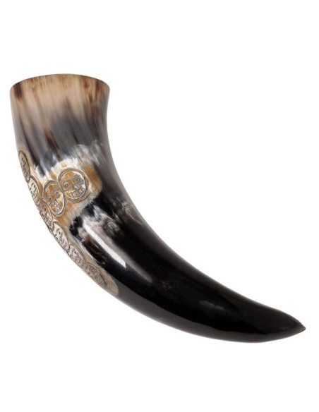 Design del teschio con croce di corno...