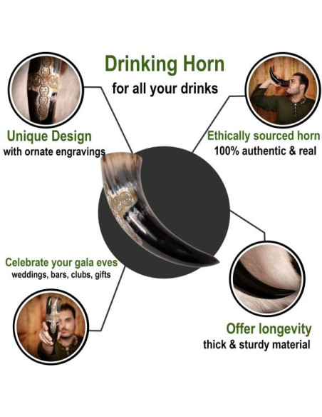 Design del teschio con croce di corno...