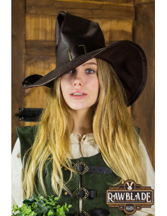 Cappello da witcher Wikka, marrone scuro