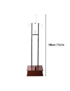 Supporto in metallo con base in legno per armatura completa 2