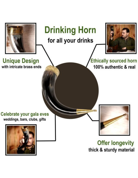 Corno potorio vichingo con...