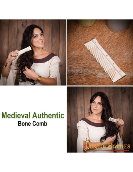 Pettine medievale in vero osso