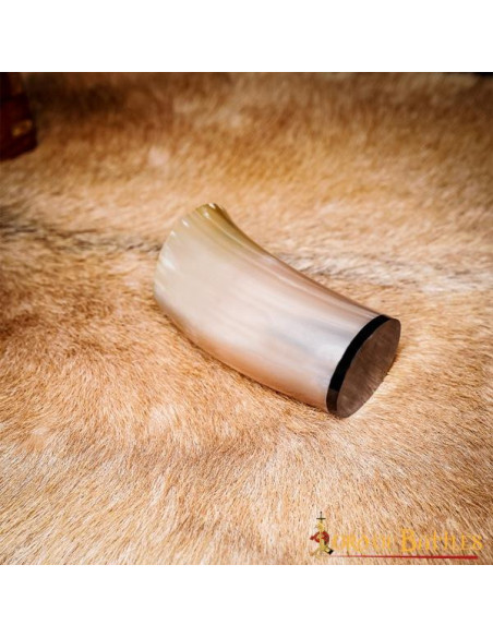 Boccale vichingo in corno di bue per...