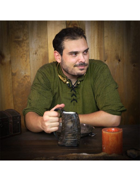 Boccale di birra medievale con...