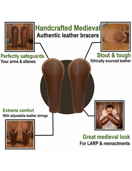 Bracciali Ranger in pelle con...