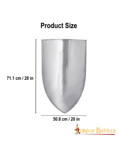 Scudo medievale da personalizzare 70 x 50 cm. 2