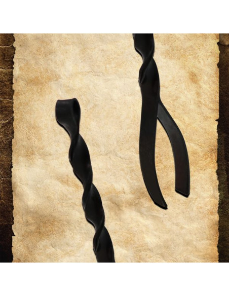 Morsetto medievale in ferro battuto