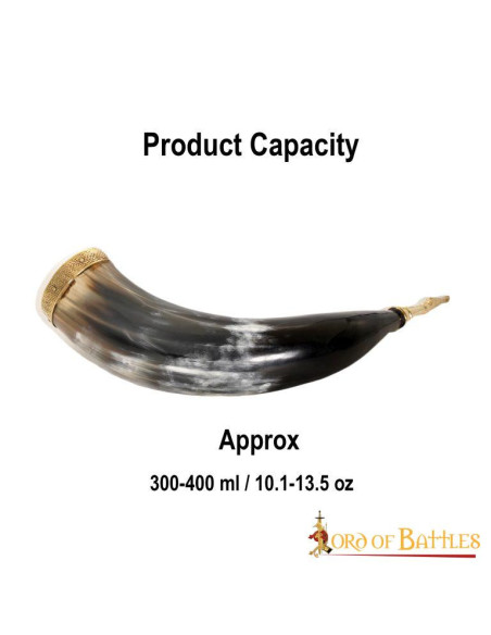 Corno potorio vichingo medievale con...